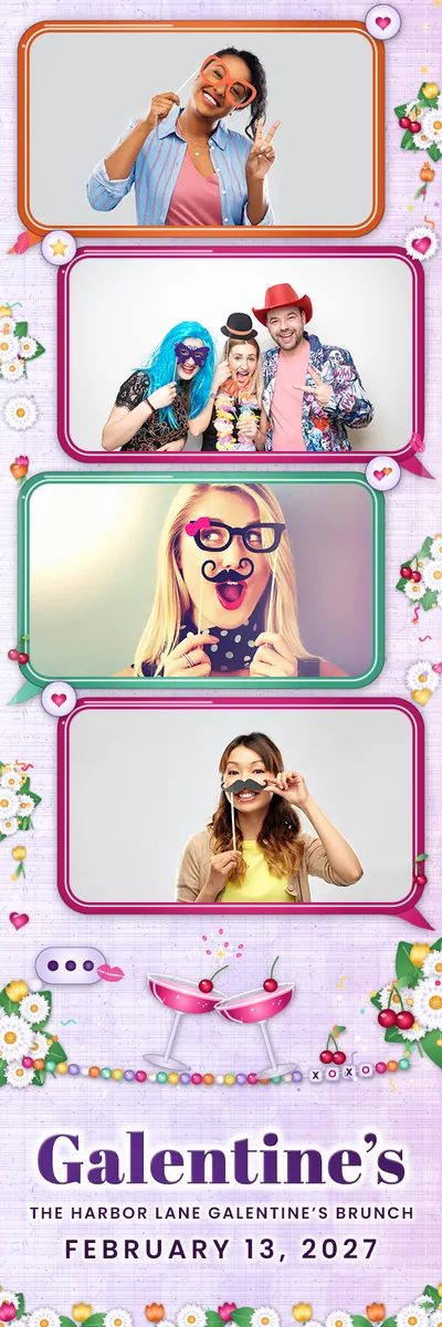 Group Chat, 2x6 strip, four photos
